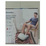 Homedics - Shiatsu + air 3.0 foot massager with heat - White