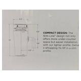 American Standard Slim-Line 1.25HP Garbage Disposer