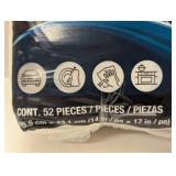 Unitex 100% Cotton Towel, White, 14 in x 17 in - 52 Towels