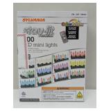 Sylvania Stay-Lit Color Action 200 LED Mini Lights with Remote Control 66-feet