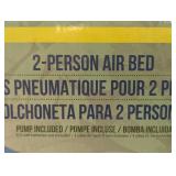 Lightspeed Outdoors 2 Person PVC-Free Air Bed Mattress for Camping and Travel (Light Blue)