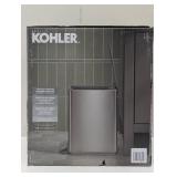 KOHLER 6 L / 1.6 G Silver Stainless Step Bath Trash Can - 2 Pack