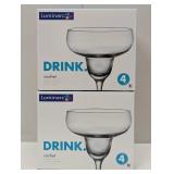Arc International Luminarc Cachet Margarita Glass, 14.5-Ounce - 8 Pack