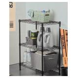 3 Tier Wire Shelving - Brightroom™ - Black