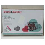Wire Collapsible Dog Crate - Black - Boots & Barkley™ - Medium