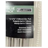 Liberty P01246C-SS-U Bar Pulls, Stainless Steel, 5-1/16-In - pack of 8