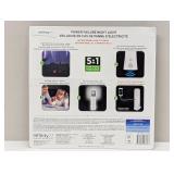 Infinity X1 Power Failure Night Light Rechargeable and AC Power, 3 Pack