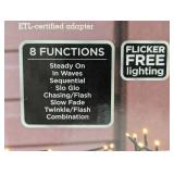 Sylvania 2 sets of 400 LED 8 function Micro Lights 28.8ft