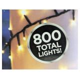 Sylvania 2 sets of 400 LED 8 function Micro Lights 28.8ft