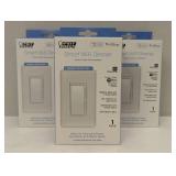 3 Pack Feit Smart Home White 150 W Toggle Smart-Enabled Dimmer Switch - 3 Pack