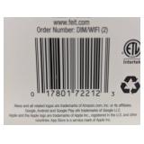 3 Pack Feit Smart Home White 150 W Toggle Smart-Enabled Dimmer Switch - 3 Pack