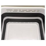 Pop N’ Load Collapsible Laundry Basket - White/Gray