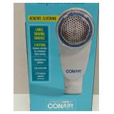 Conair Fabric Shaver - White: Portable Lint & Sweater Shaver, Multipurpose Iron & Steamer Accessory, Battery Operated