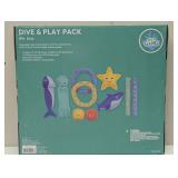 Coconut Grove Dive & Play Pack Reef Gang Set of 10 Pool Toys