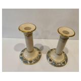 Lenox Autumn Collection Vase & Candle Holders -  24k Gold Trim