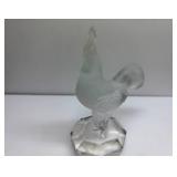 Vintage GOEBEL Frosted Crystal Rooster