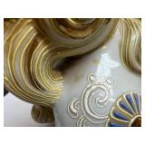 Set of Vintage Japanese Hand-Painted Porcelain Foo Dogs