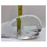 Vintage Kosta Boda "Jonah and the Whale" Glass Art Sculpture