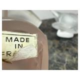 LALIQUE Crystal Frosted Bird Figurines (Lot 2)