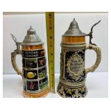 Set of two Vintage Beer Steins