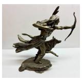 "The Hunter" by Jim Ponter Fine Pewter Sculpture