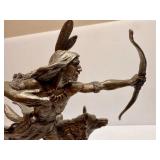 "The Hunter" by Jim Ponter Fine Pewter Sculpture