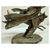 "The Hunter" by Jim Ponter Fine Pewter Sculpture