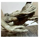 "The Hunter" by Jim Ponter Fine Pewter Sculpture