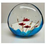 Oggetti Murano Italy Colorful Glass Aquarium Glass Art