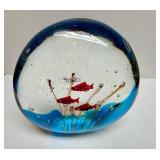 Oggetti Murano Italy Colorful Glass Aquarium Glass Art