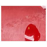 Unique Vibrant Red Glass Vase