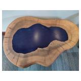 Unique Epoxy/Resin & Wood Side Table