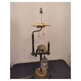 FREDERICK COOPER Bamboo Style Table Lamp w/Parrot