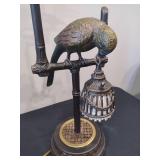 FREDERICK COOPER Bamboo Style Table Lamp w/Parrot