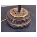 FREDERICK COOPER Bamboo Style Table Lamp w/Parrot