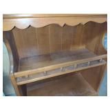 Wood Scalloped Rim Bookcase