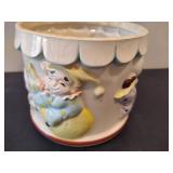 Vintage Ceramic Clown/Big Top Cookie Jar