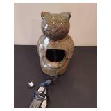 Ceramic Owl Table Water Fountain