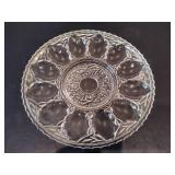 Gorgeous Crystal Deviled Egg Server