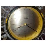 Vintage Gold Tone Quartz Crystal Rock Desk Top Desk Clock