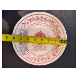 Two Sets of 4pk Tin Holiday Plates