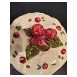 Vintage Strawberry Layer Cake Cookie Jar