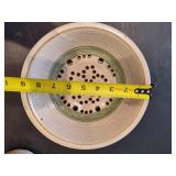 Pottery Fruit Strainer & Pitcher/Planter