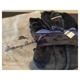 Tommy Bahama Black Plush Robe