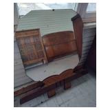 Antique Dresser Set + Headboard *SEE NOTES*