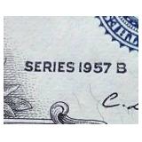 Gorgeous Crisp 1957 Silver Certificate $1 Note