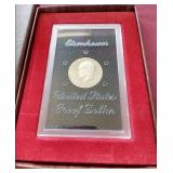 1972-S Proof Eisenhower Silver Dollar - Brown Box