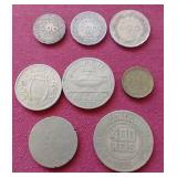 (8) Vintage Brazil Coins
