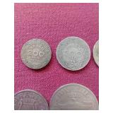 (8) Vintage Brazil Coins