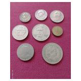 (8) Vintage Brazil Coins